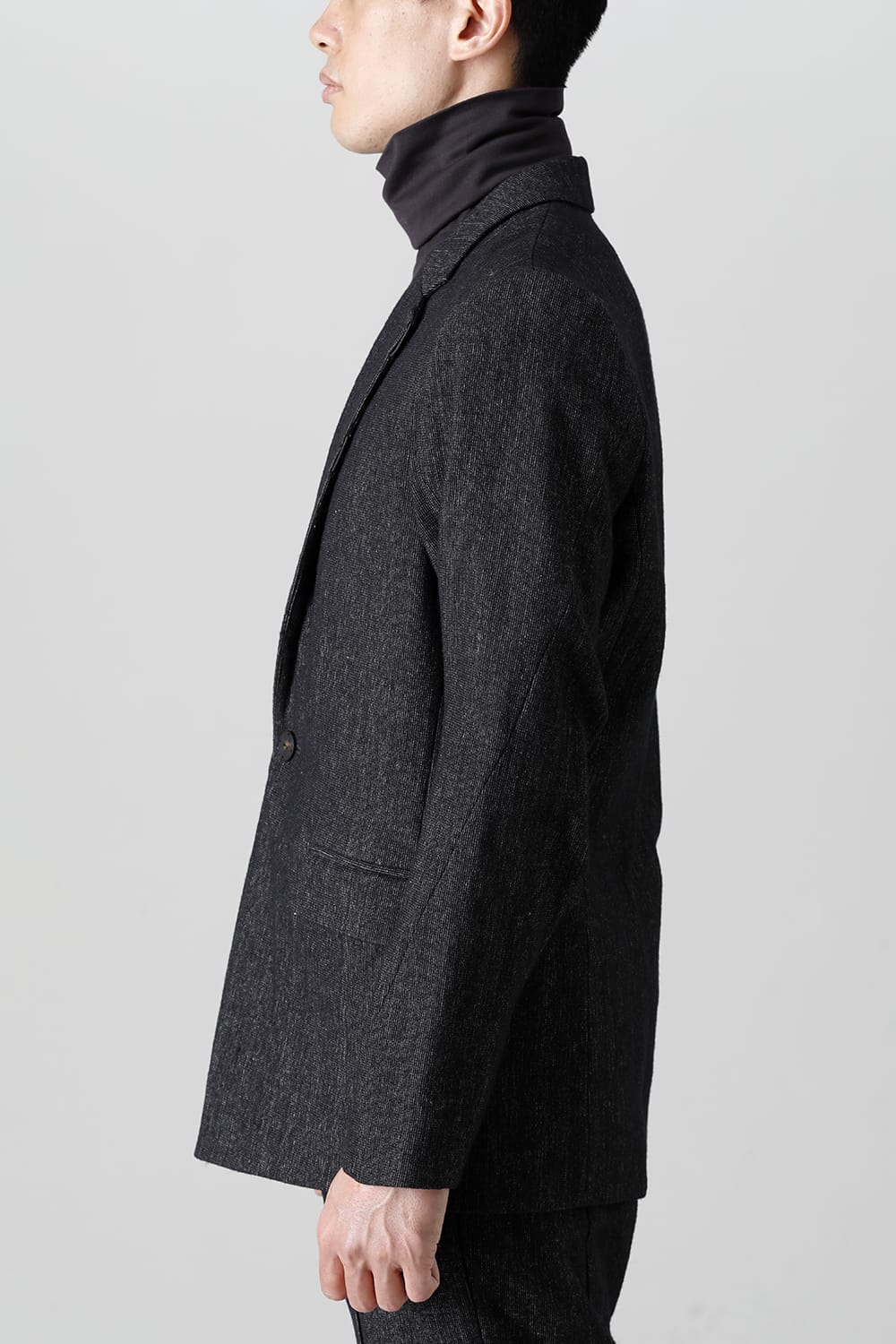 ジャケット シェットランド ウール / リネン