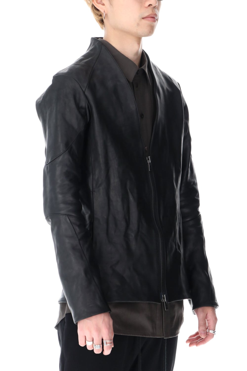 Leather jacket GUIDI Calf leather