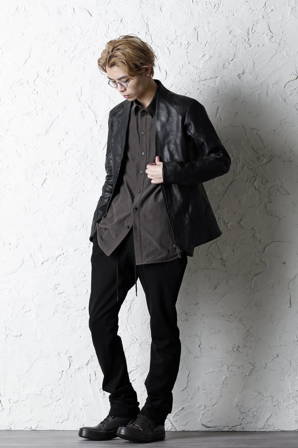 Leather jacket GUIDI Calf leather