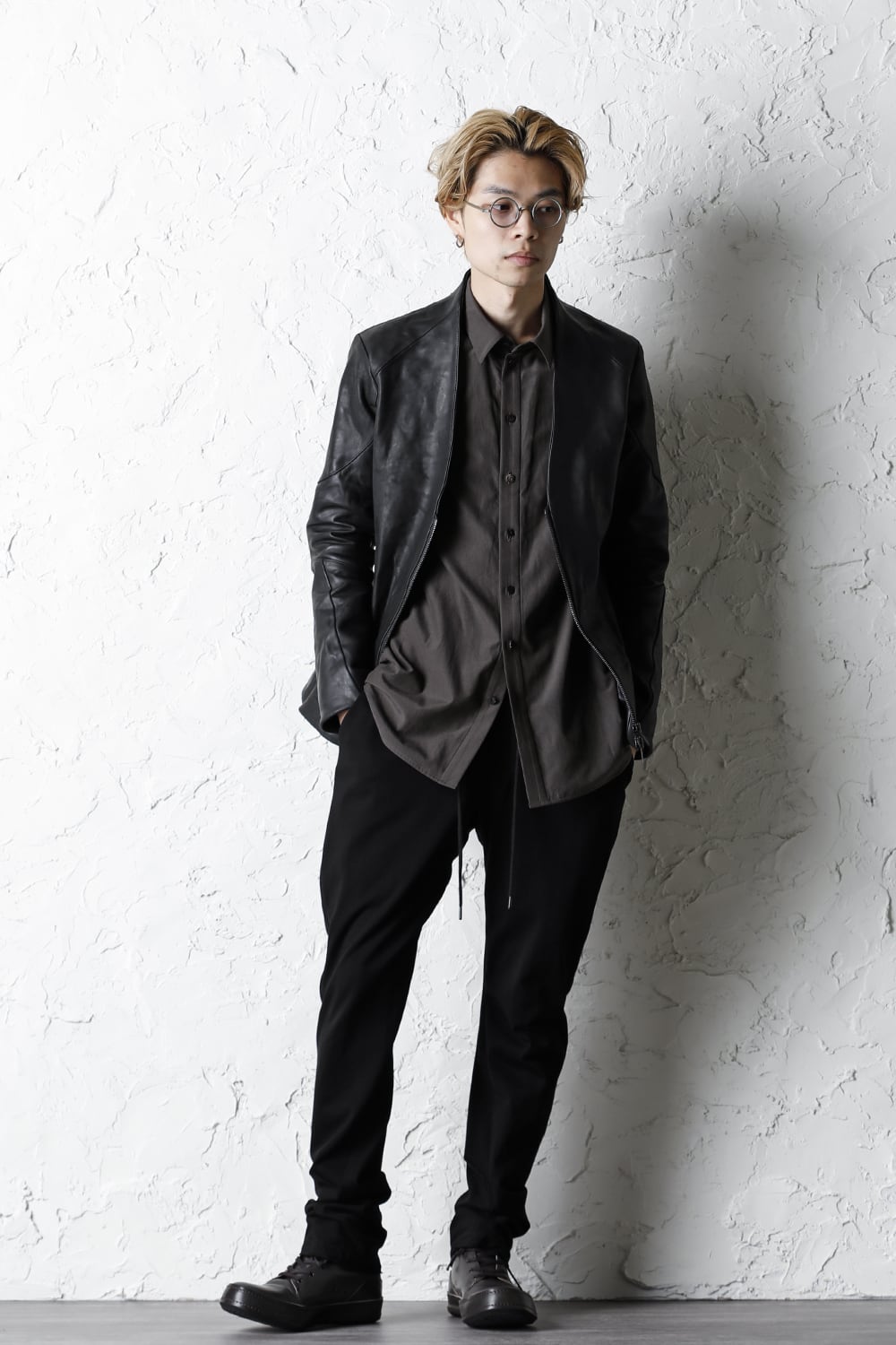 Leather jacket GUIDI Calf leather