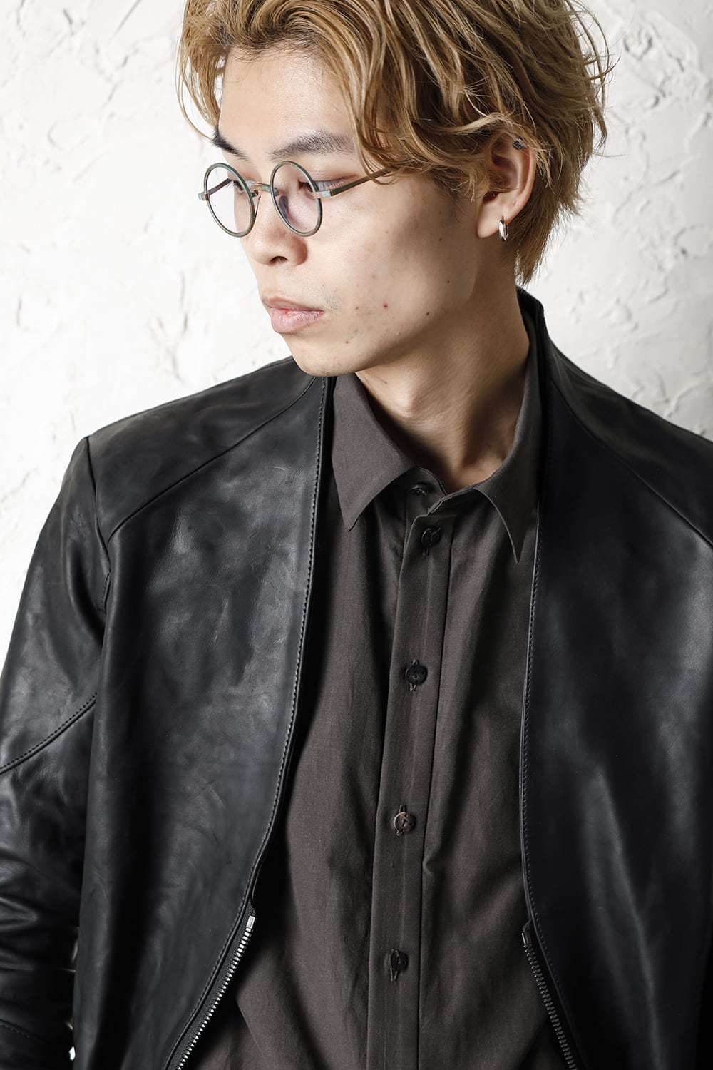 Leather jacket GUIDI Calf leather