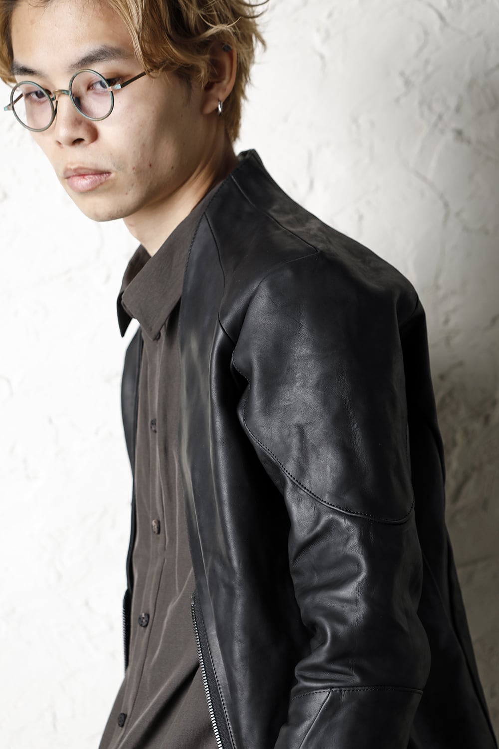 Leather jacket GUIDI Calf leather