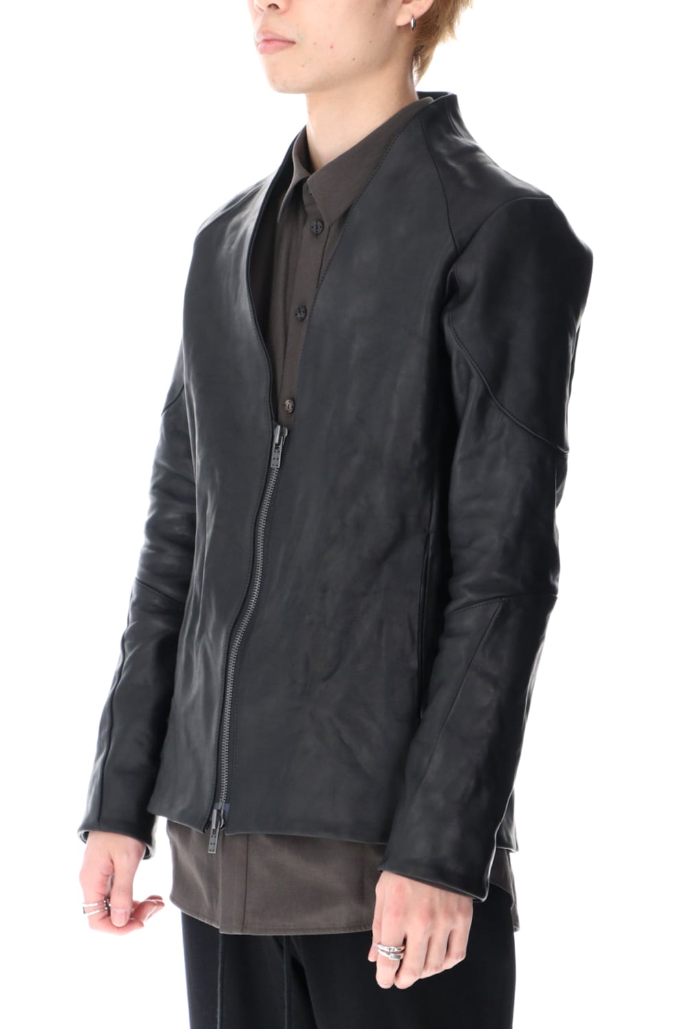 Leather jacket GUIDI Calf leather