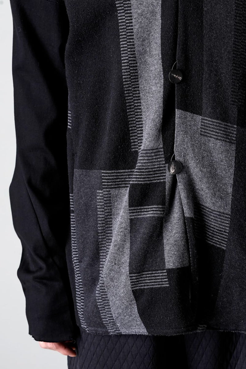 Jacket silk / cotton jacquard