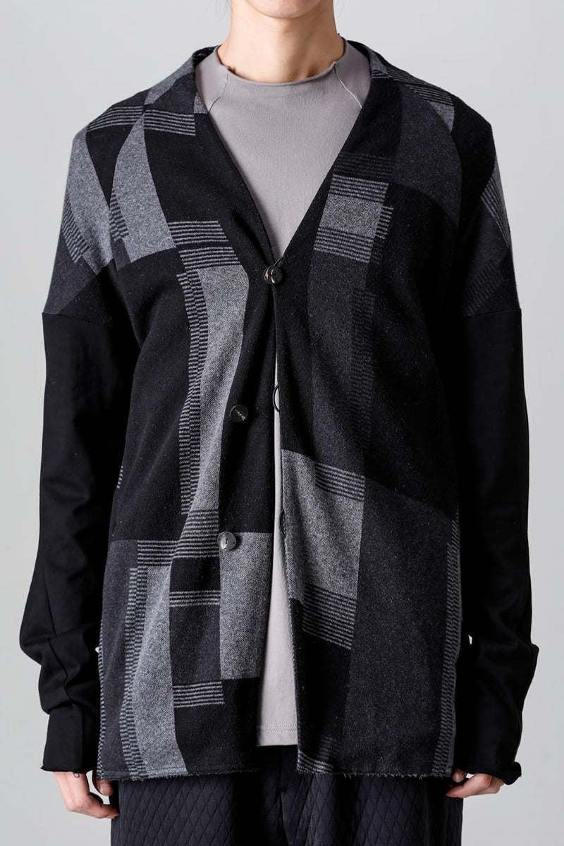 Jacket silk / cotton jacquard