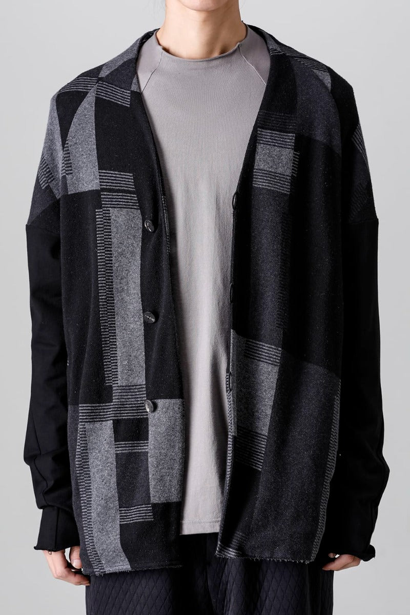 Jacket silk / cotton jacquard