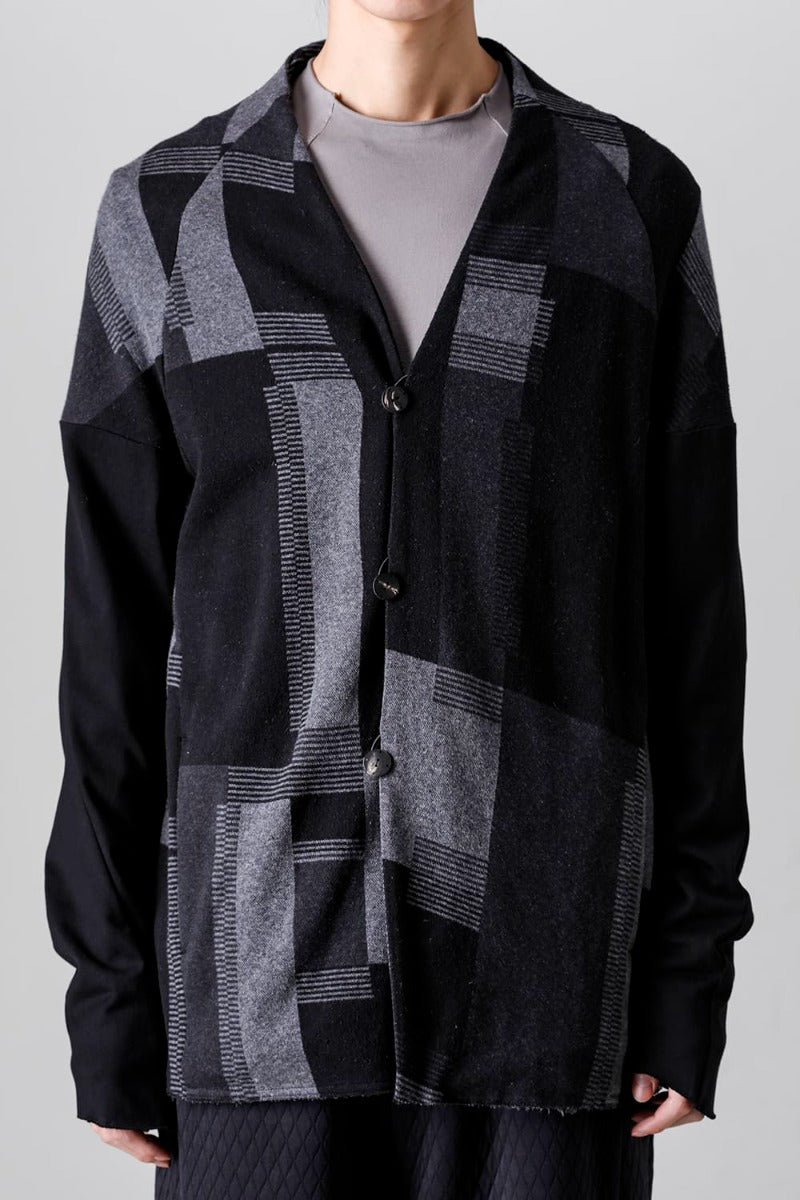 Jacket silk / cotton jacquard