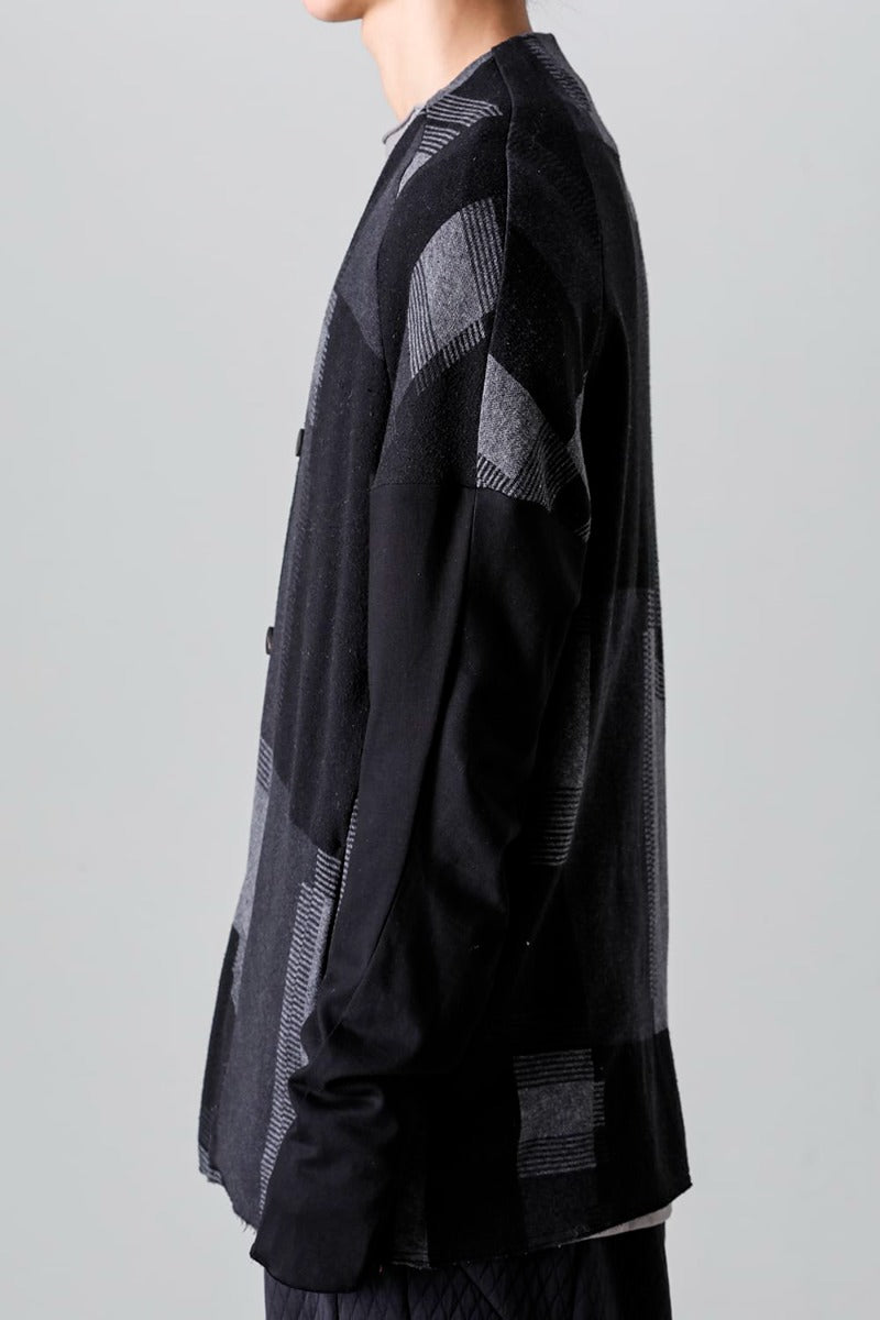 Jacket silk / cotton jacquard