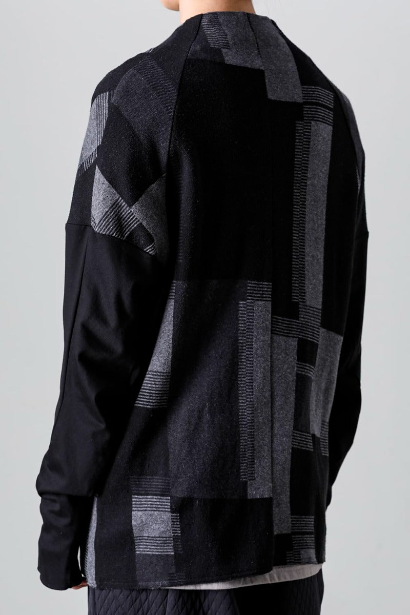 Jacket silk / cotton jacquard