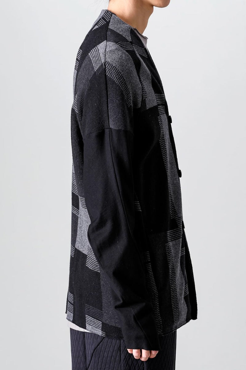 Jacket silk / cotton jacquard