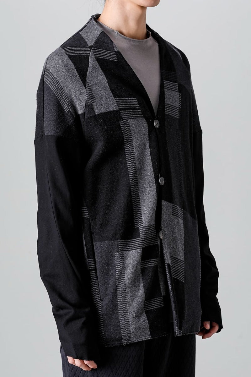 Jacket silk / cotton jacquard