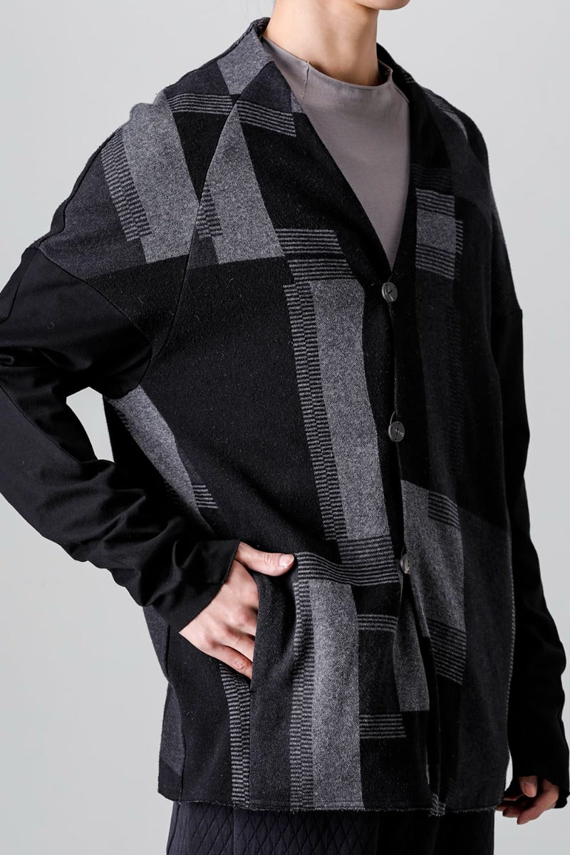 Jacket silk / cotton jacquard