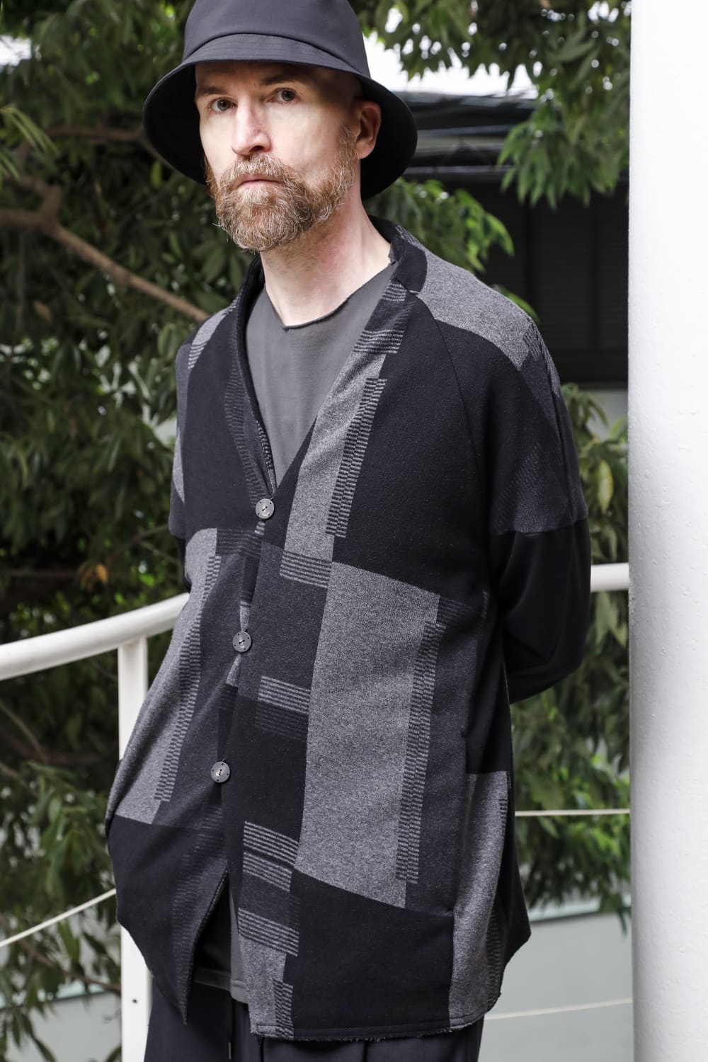 Jacket silk / cotton jacquard