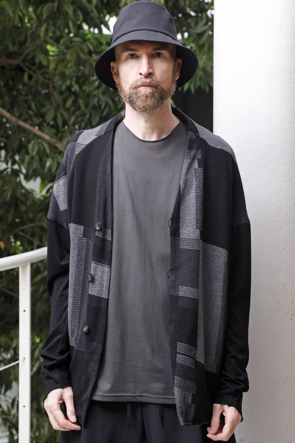 Jacket silk / cotton jacquard