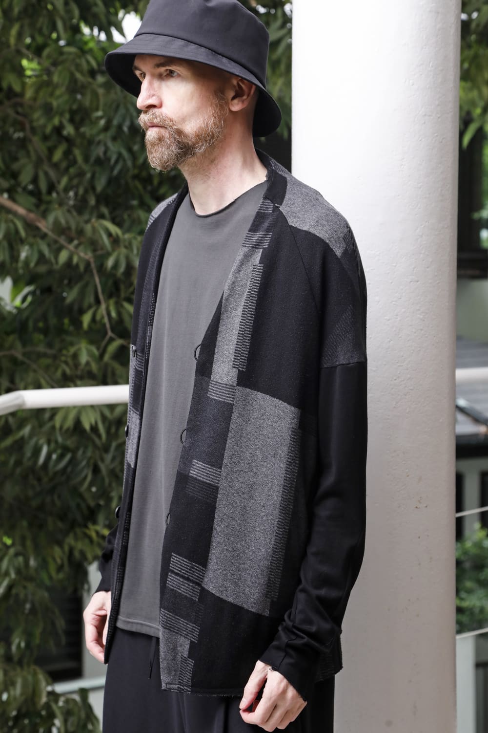 Jacket silk / cotton jacquard