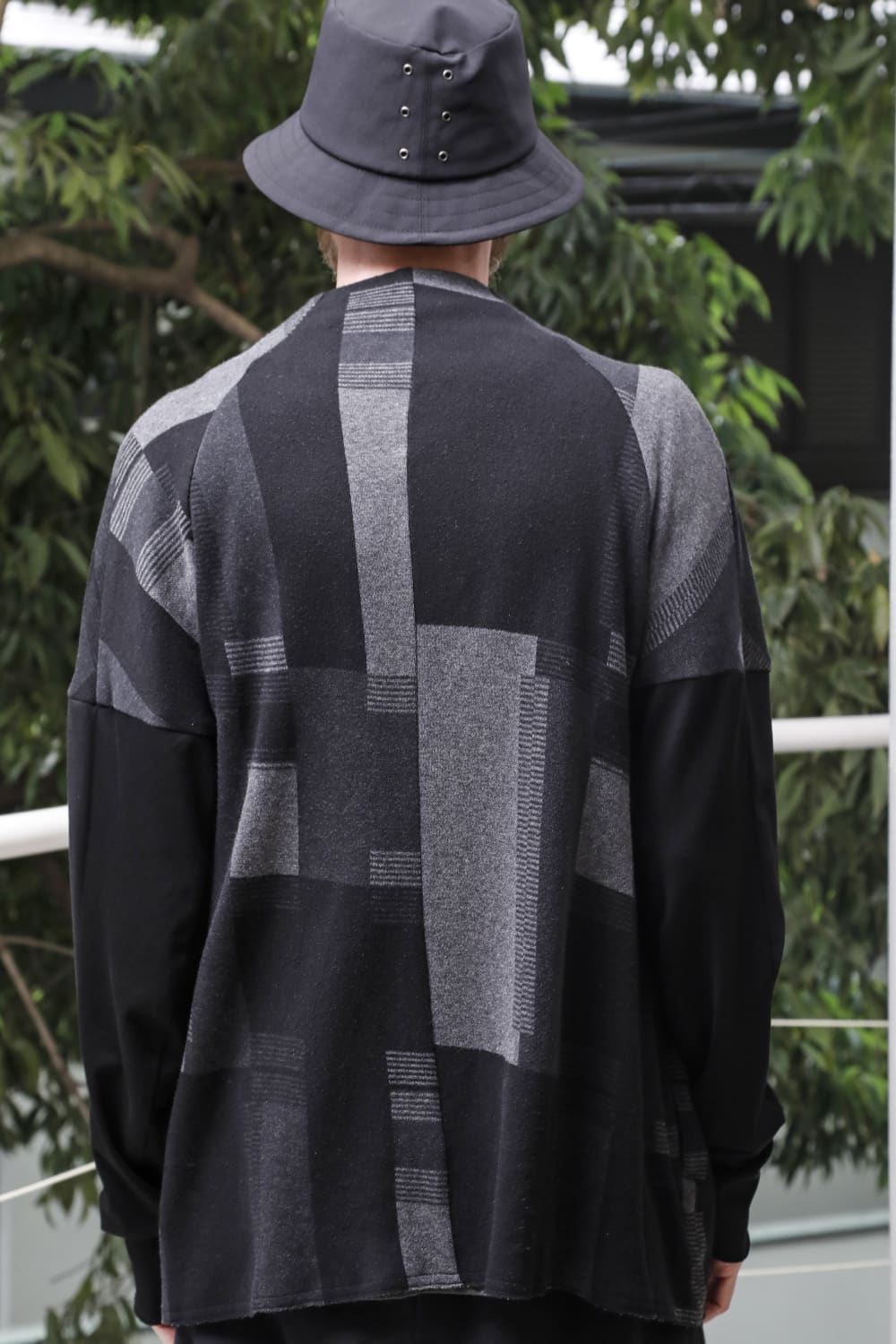 Jacket silk / cotton jacquard