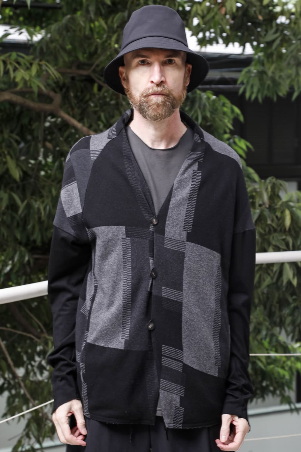 Jacket silk / cotton jacquard