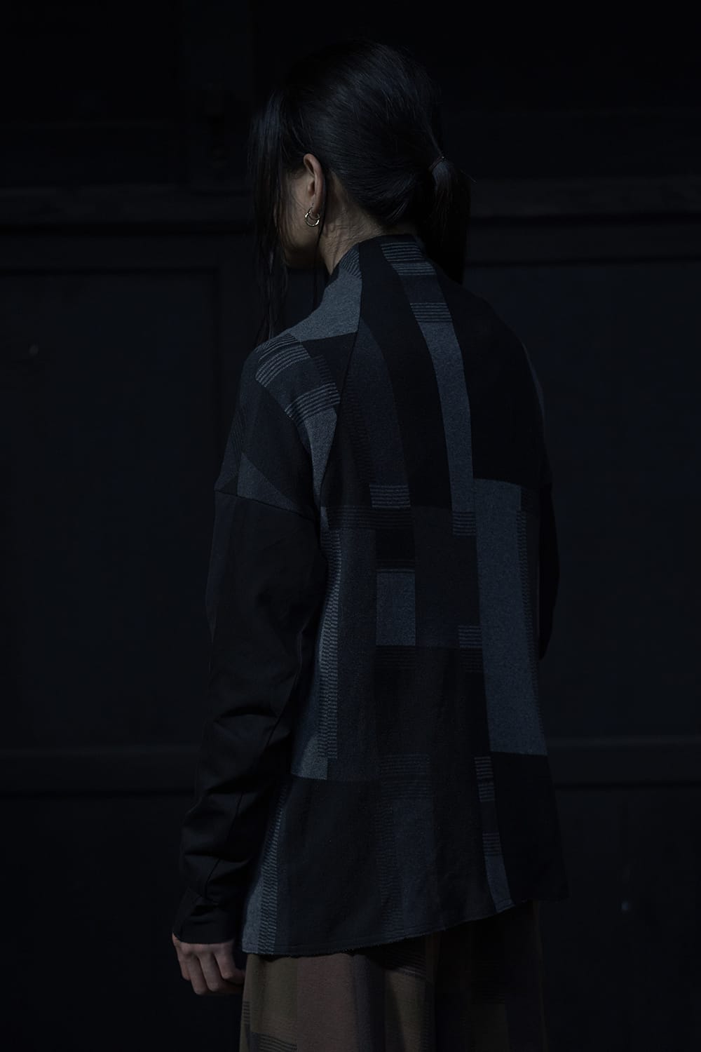 Jacket silk / cotton jacquard