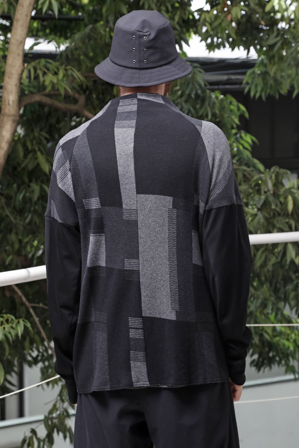 Jacket silk / cotton jacquard