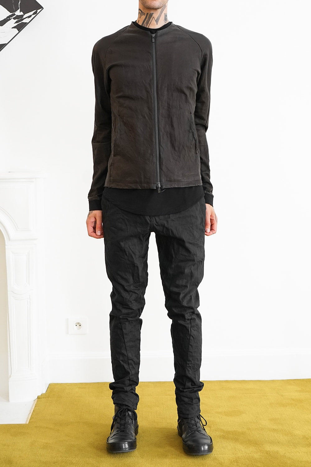 Jacket Deer Leather Black