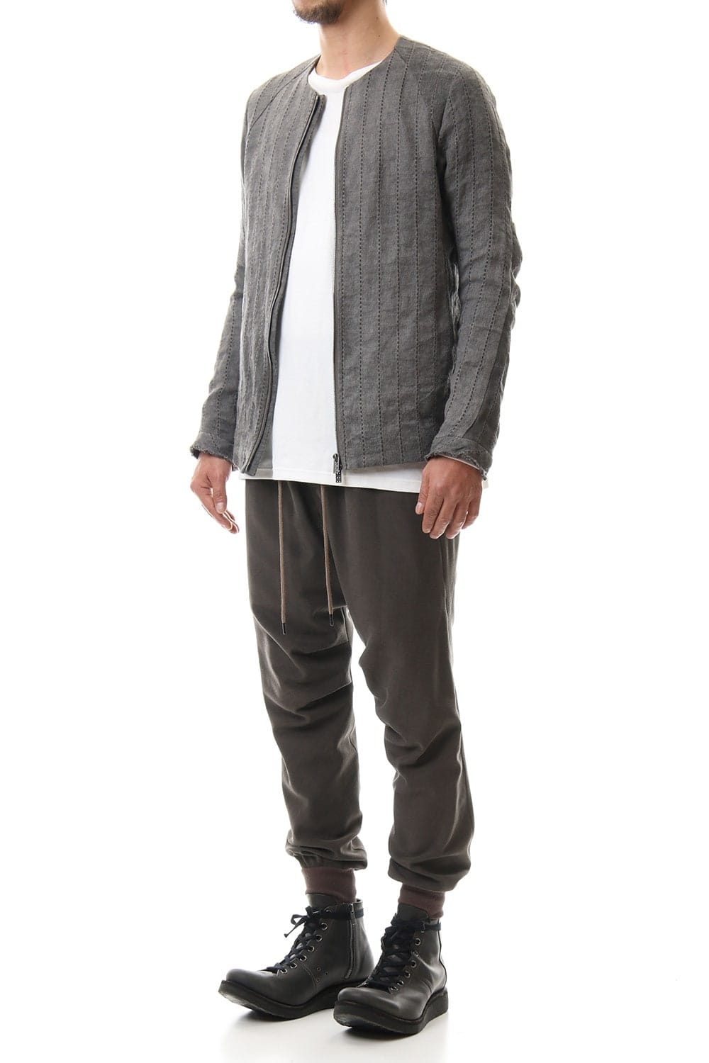 ジャケット カナパ ストライプ