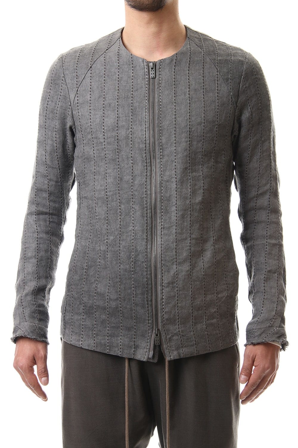 ジャケット カナパ ストライプ