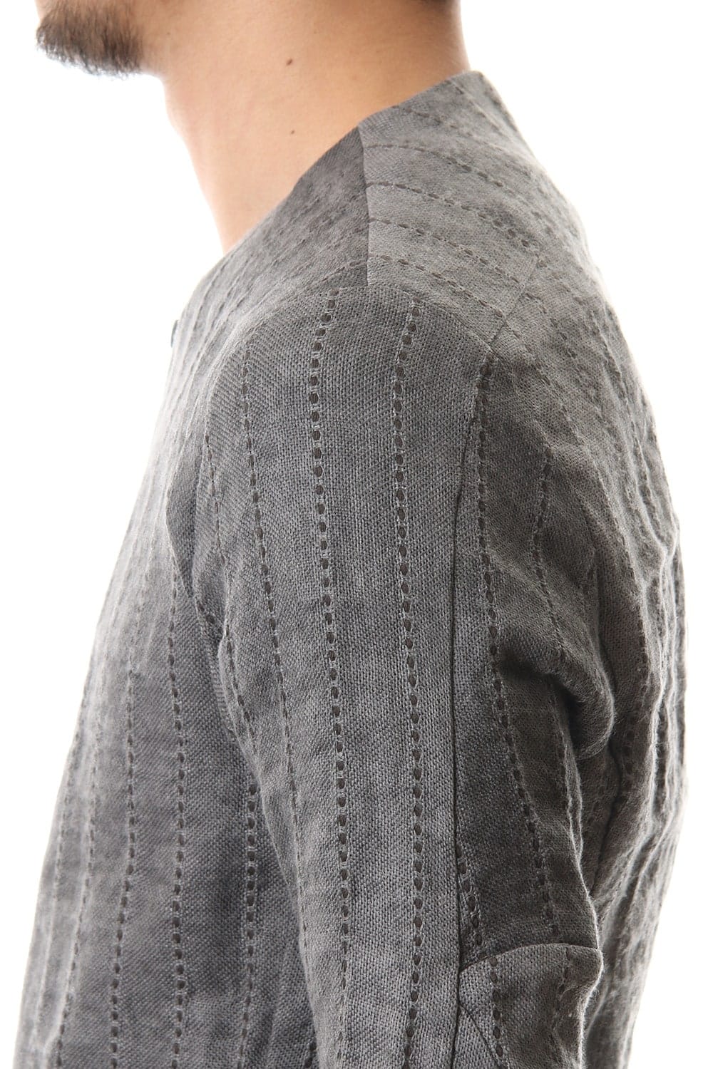 ジャケット カナパ ストライプ