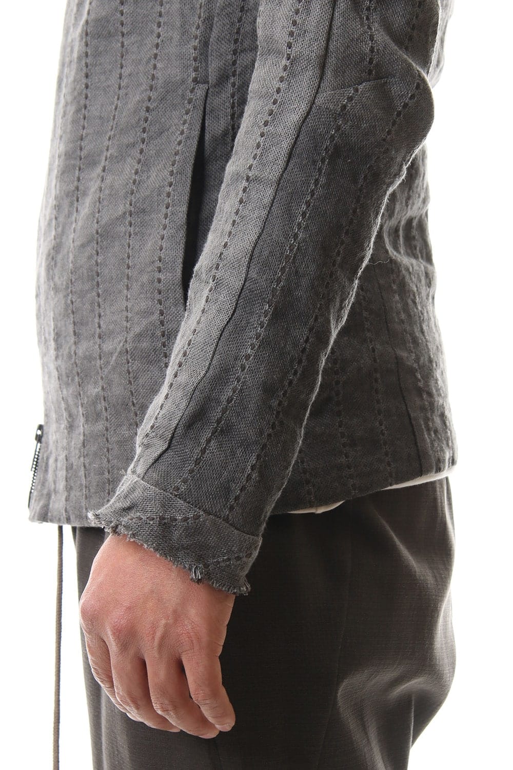 ジャケット カナパ ストライプ