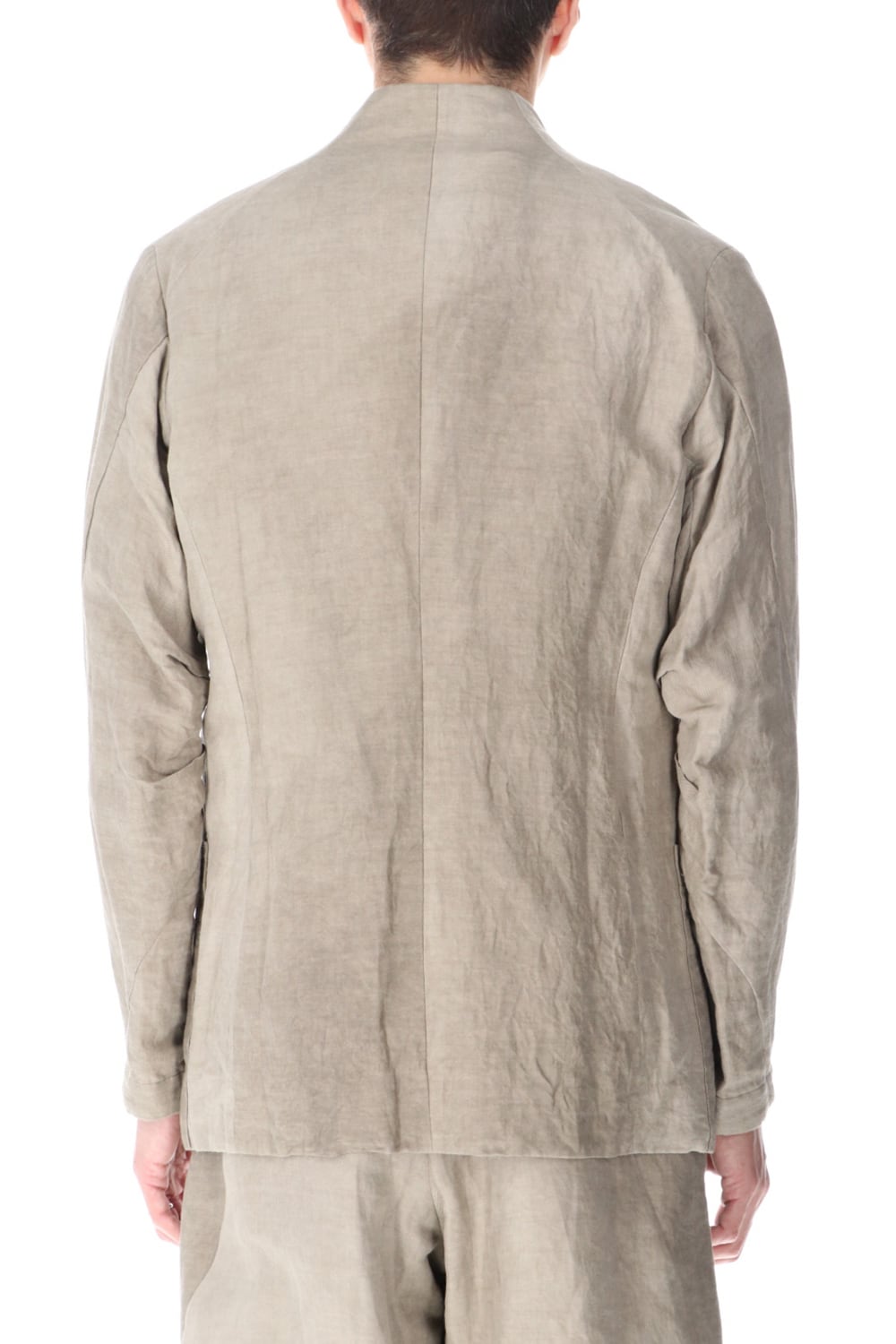 Jacket cotton/ ramie/ canapa cold dyed