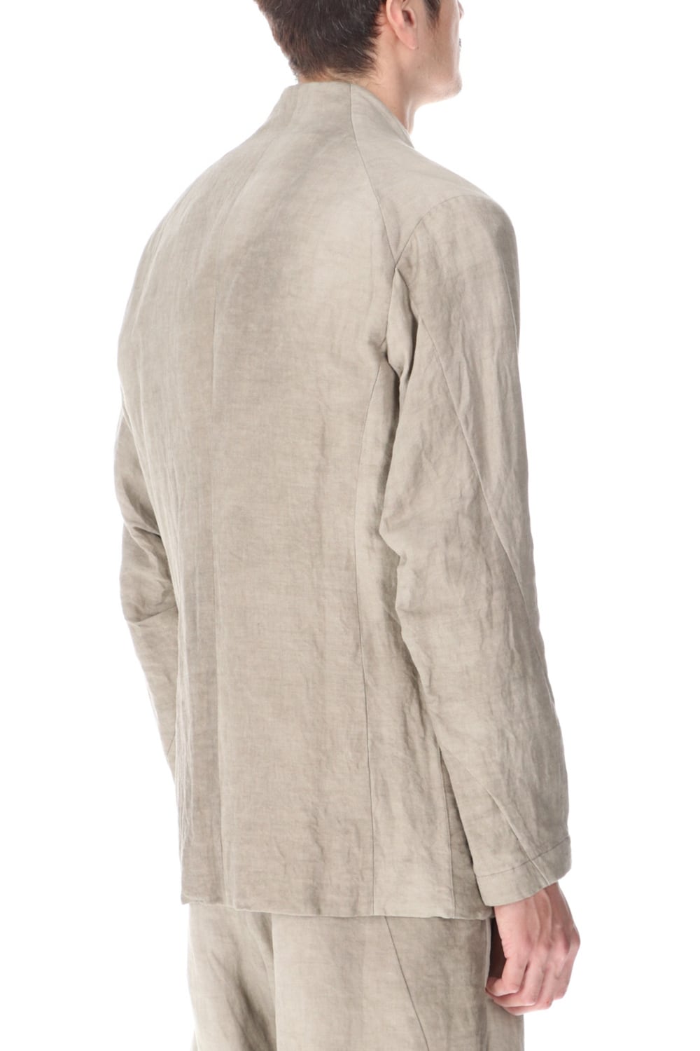 Jacket cotton/ ramie/ canapa cold dyed