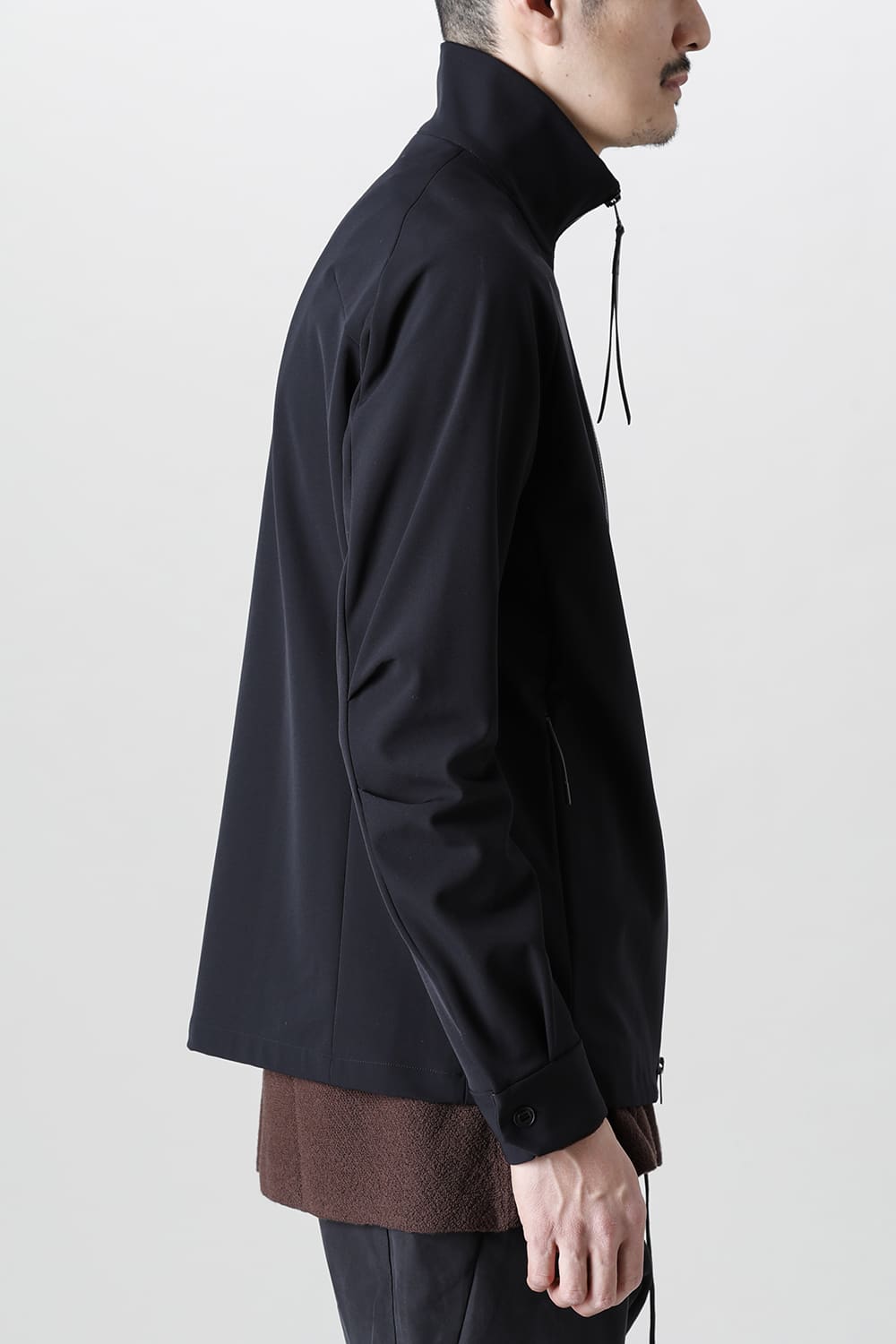 Drizzler jacket merino wool jersey bonding