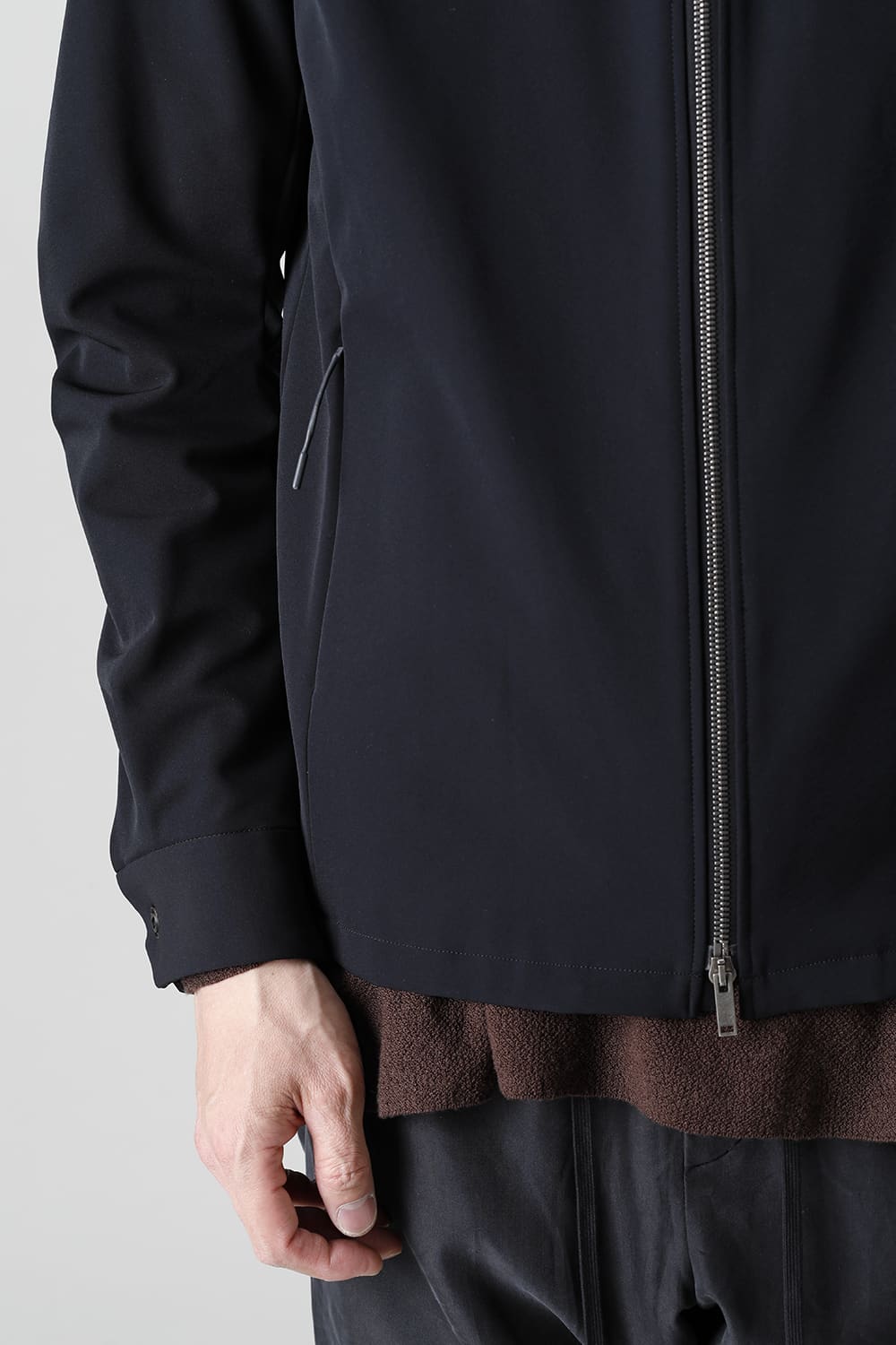 Drizzler jacket merino wool jersey bonding