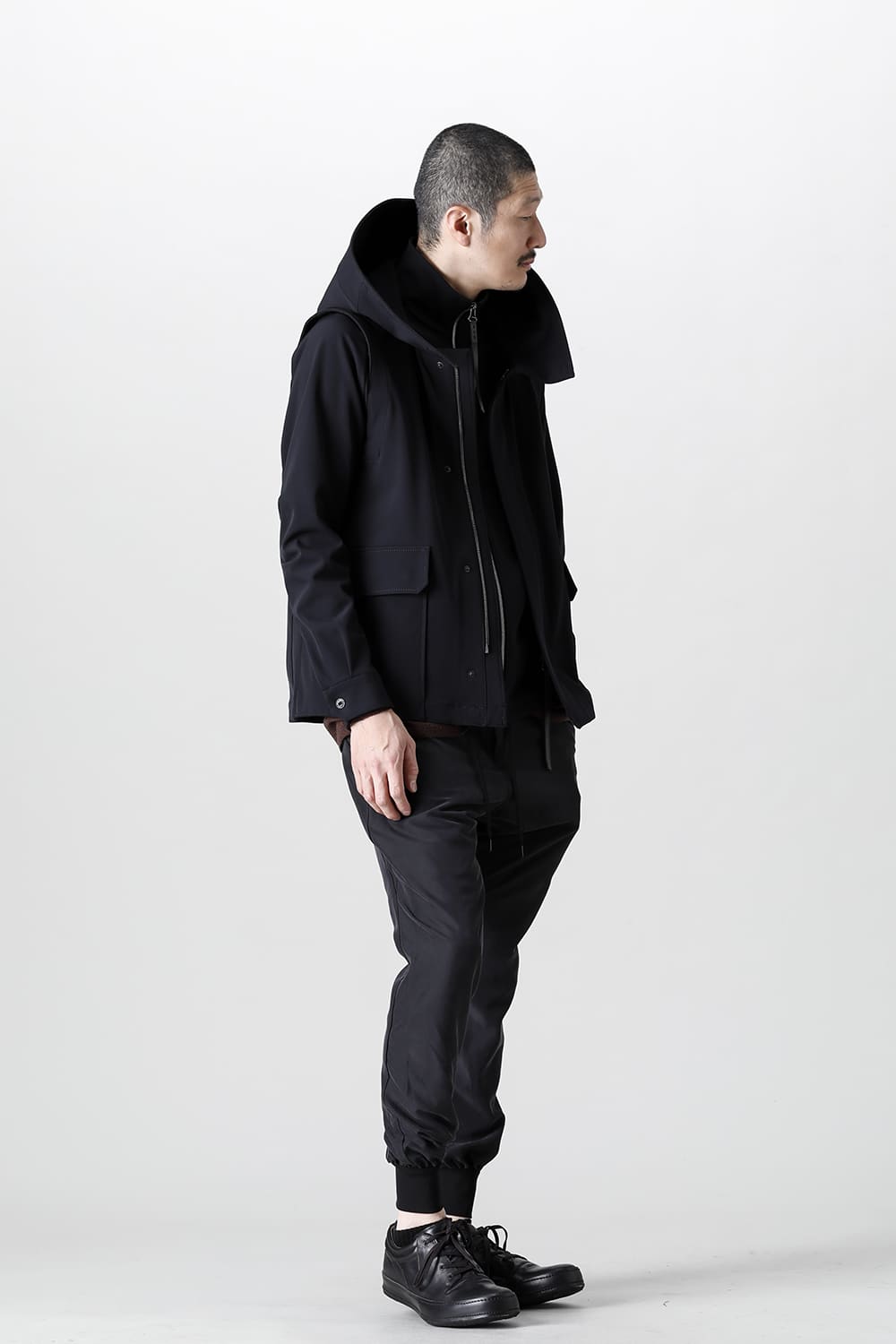 Drizzler jacket merino wool jersey bonding