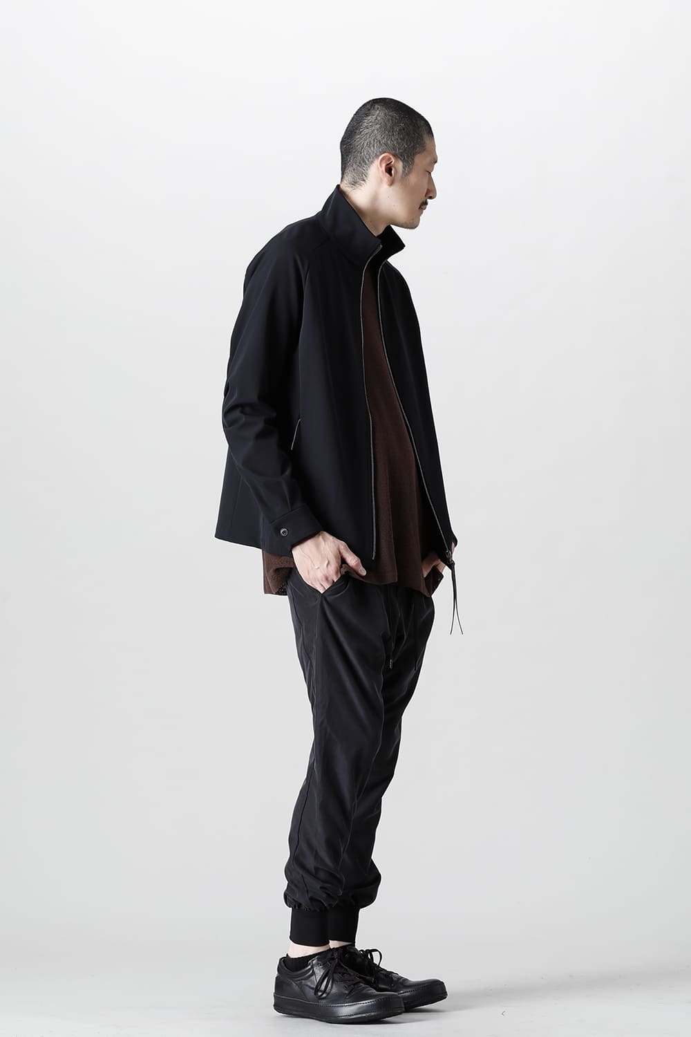 Drizzler jacket merino wool jersey bonding