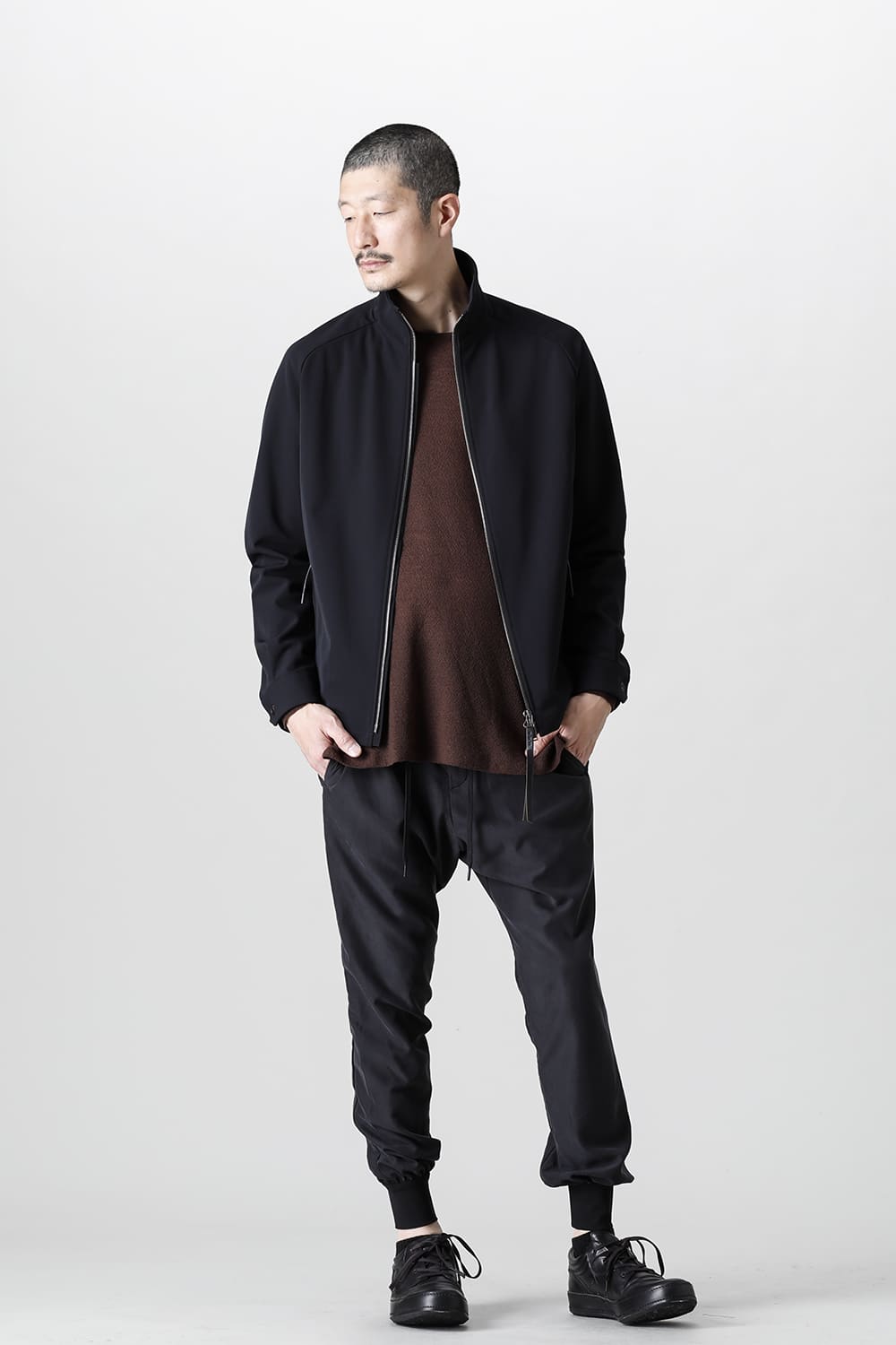 Drizzler jacket merino wool jersey bonding