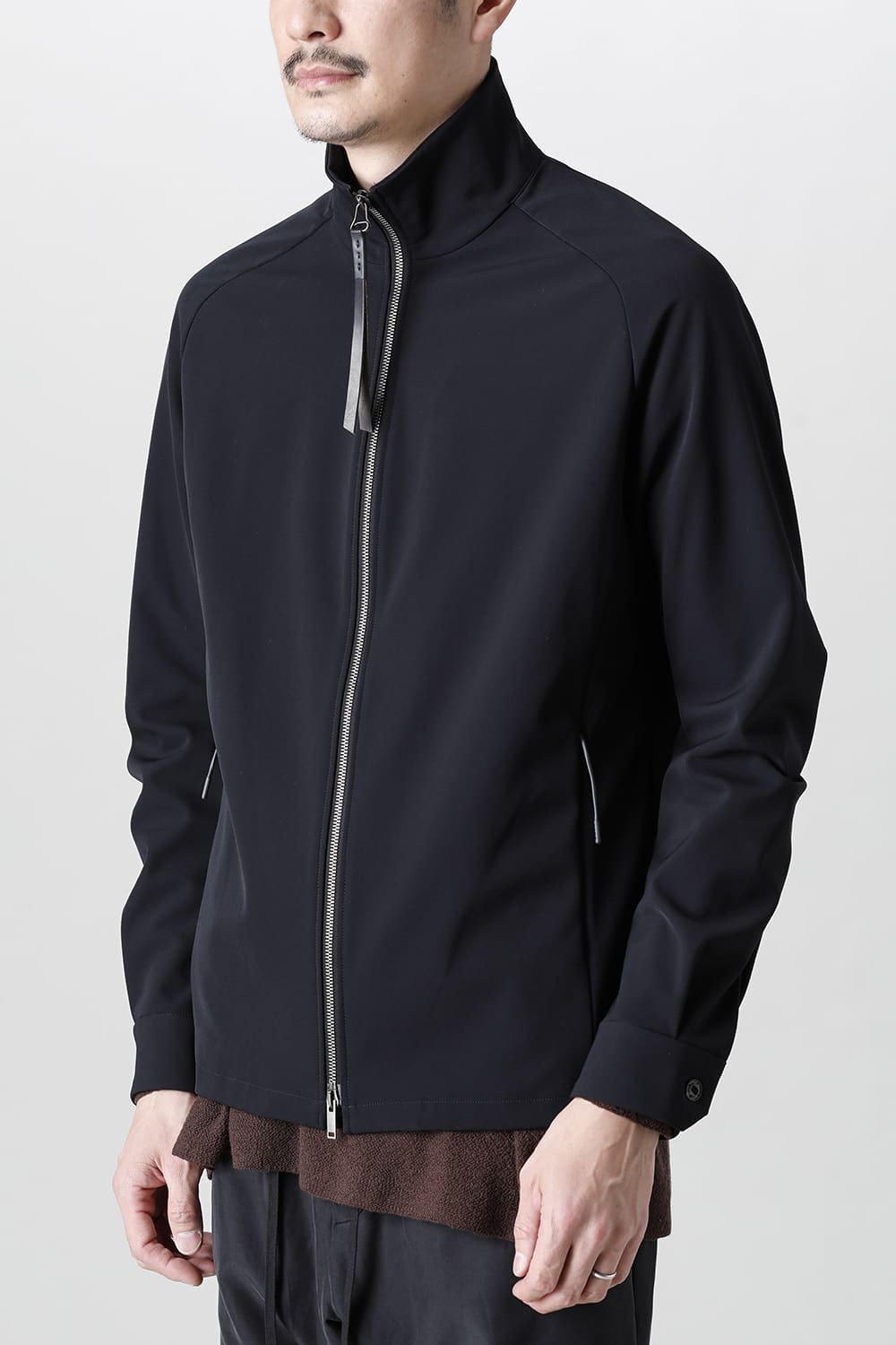 Drizzler jacket merino wool jersey bonding