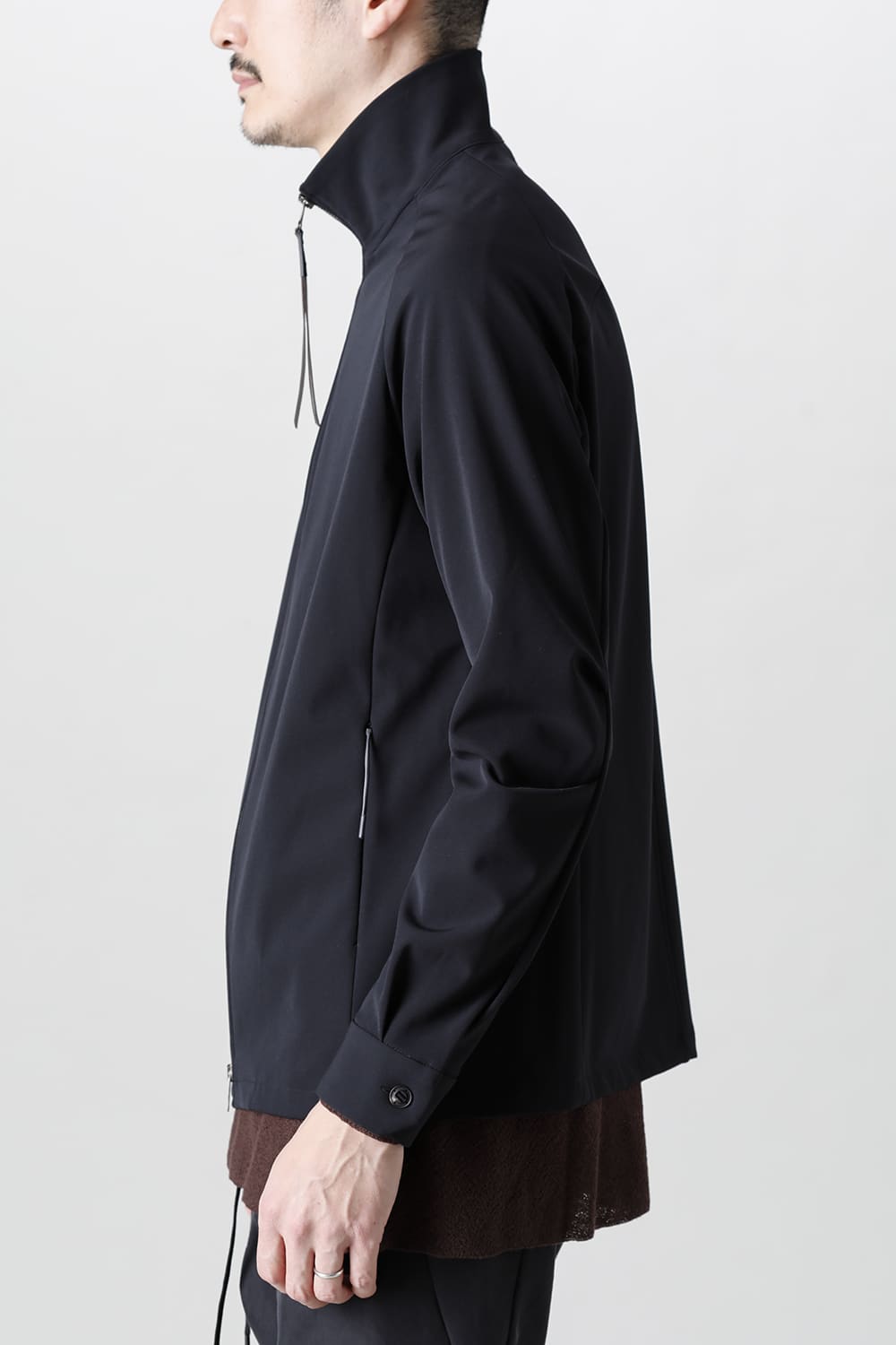 Drizzler jacket merino wool jersey bonding