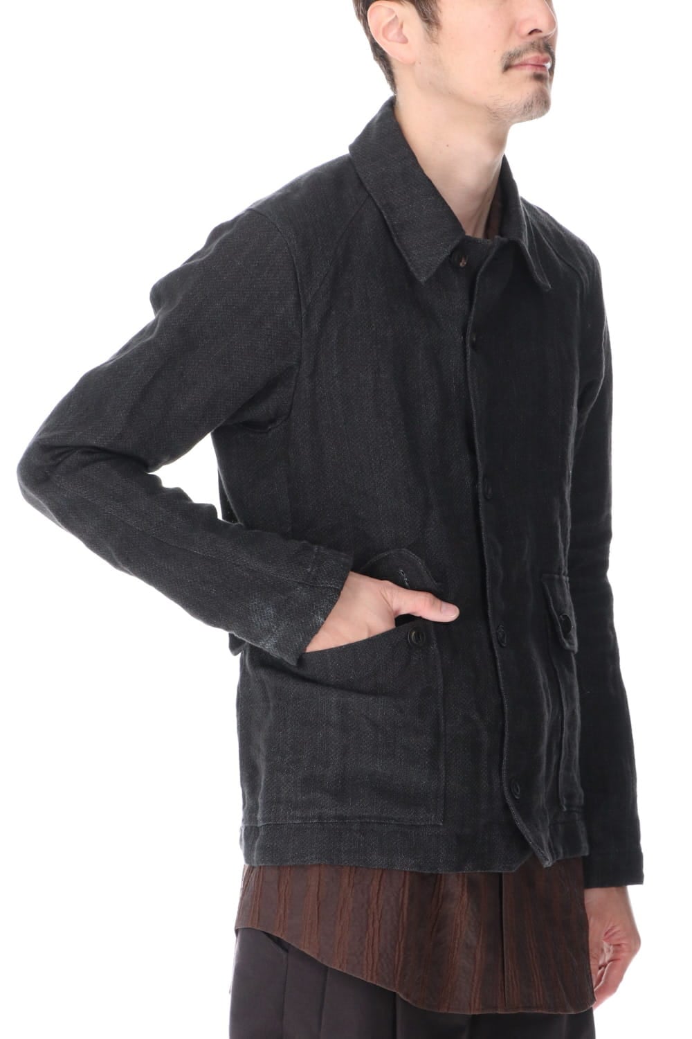 Jacket linen / washi (japanese paper)