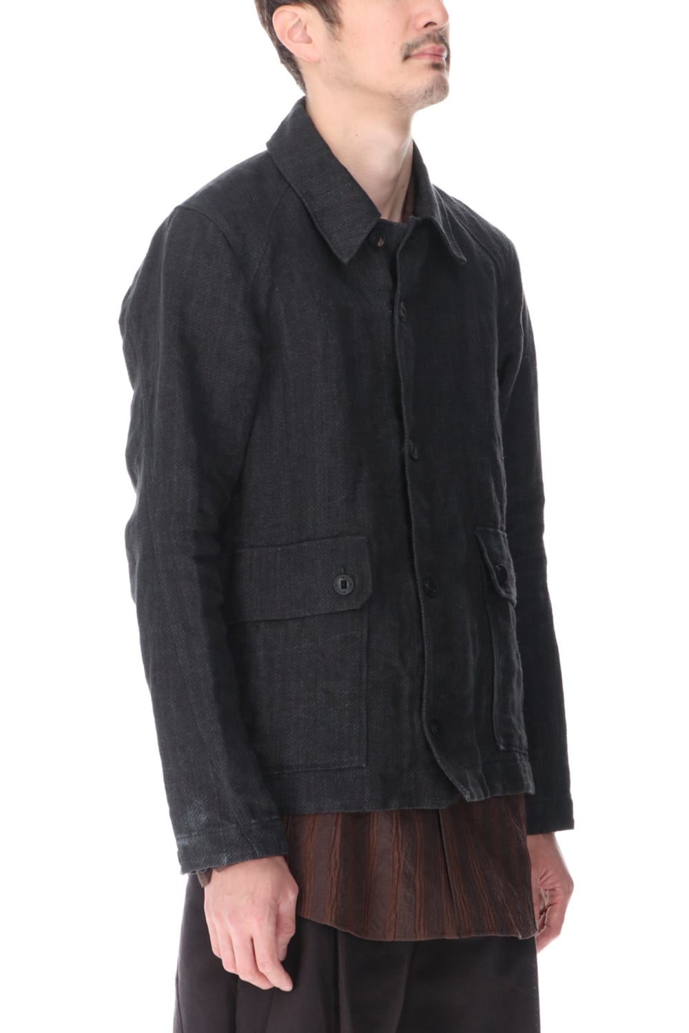 Jacket linen / washi (japanese paper)