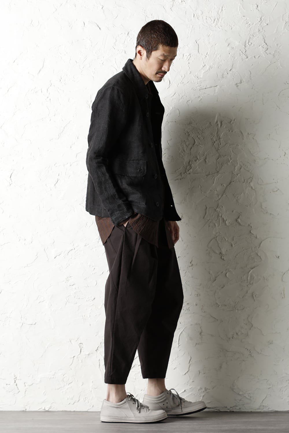 Jacket linen / washi (japanese paper)