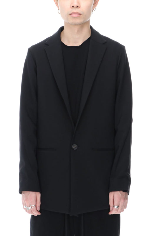 Jacket 4way stretch wool Black