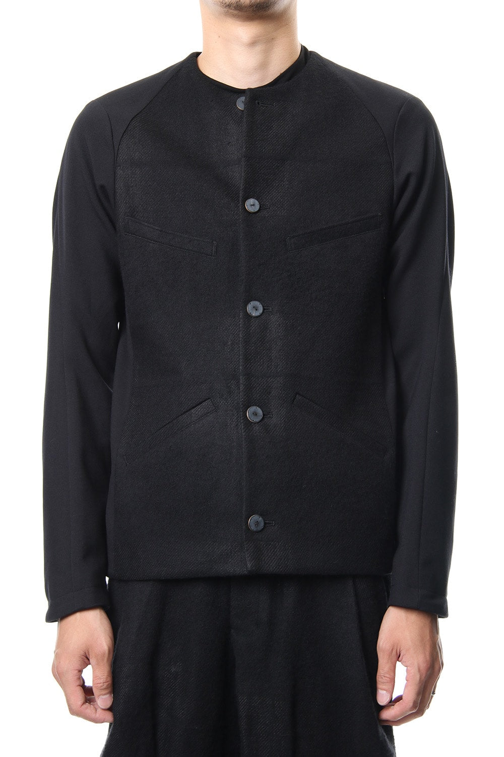 Jacket Camel / Linen Shadow Check