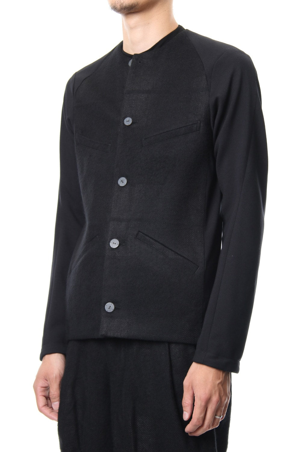 Jacket Camel / Linen Shadow Check