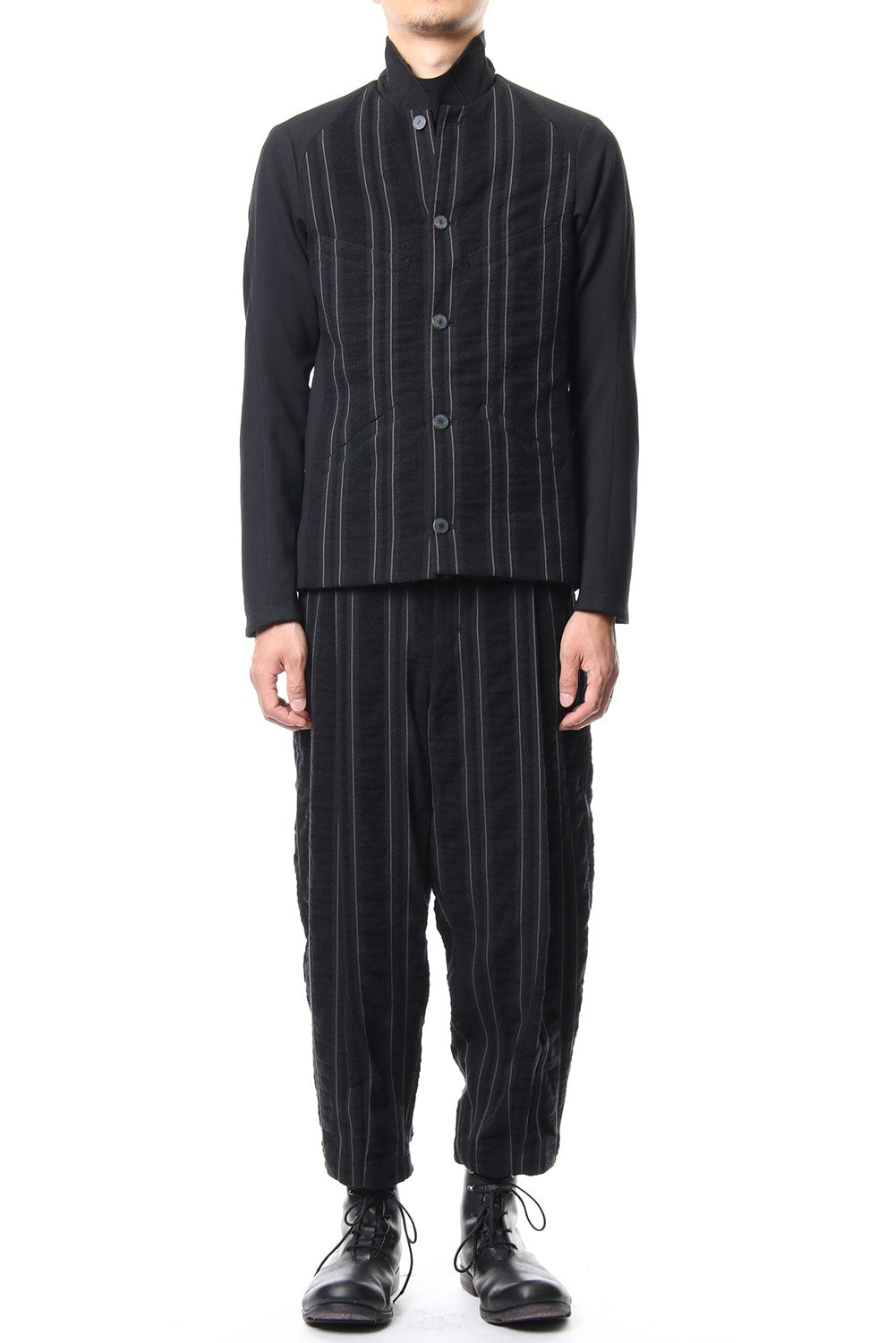 Jacket Wool / Cotton Stripe JKY-SVN