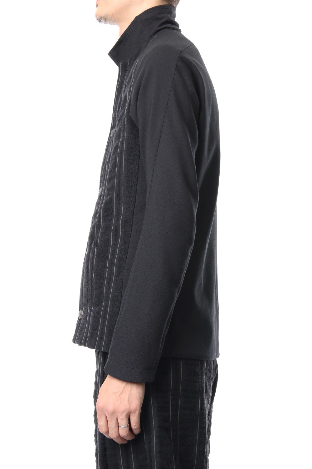 Jacket Wool / Cotton Stripe JKY-SVN