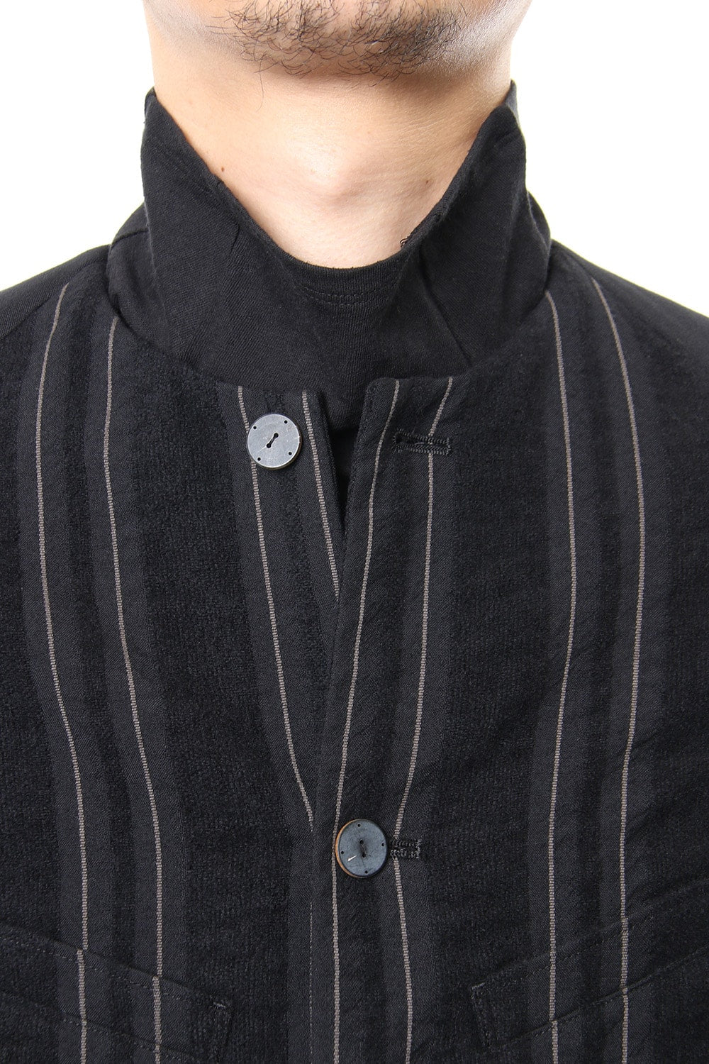 Jacket Wool / Cotton Stripe JKY-SVN