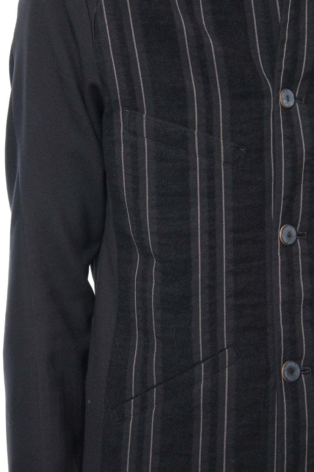 Jacket Wool / Cotton Stripe JKY-SVN