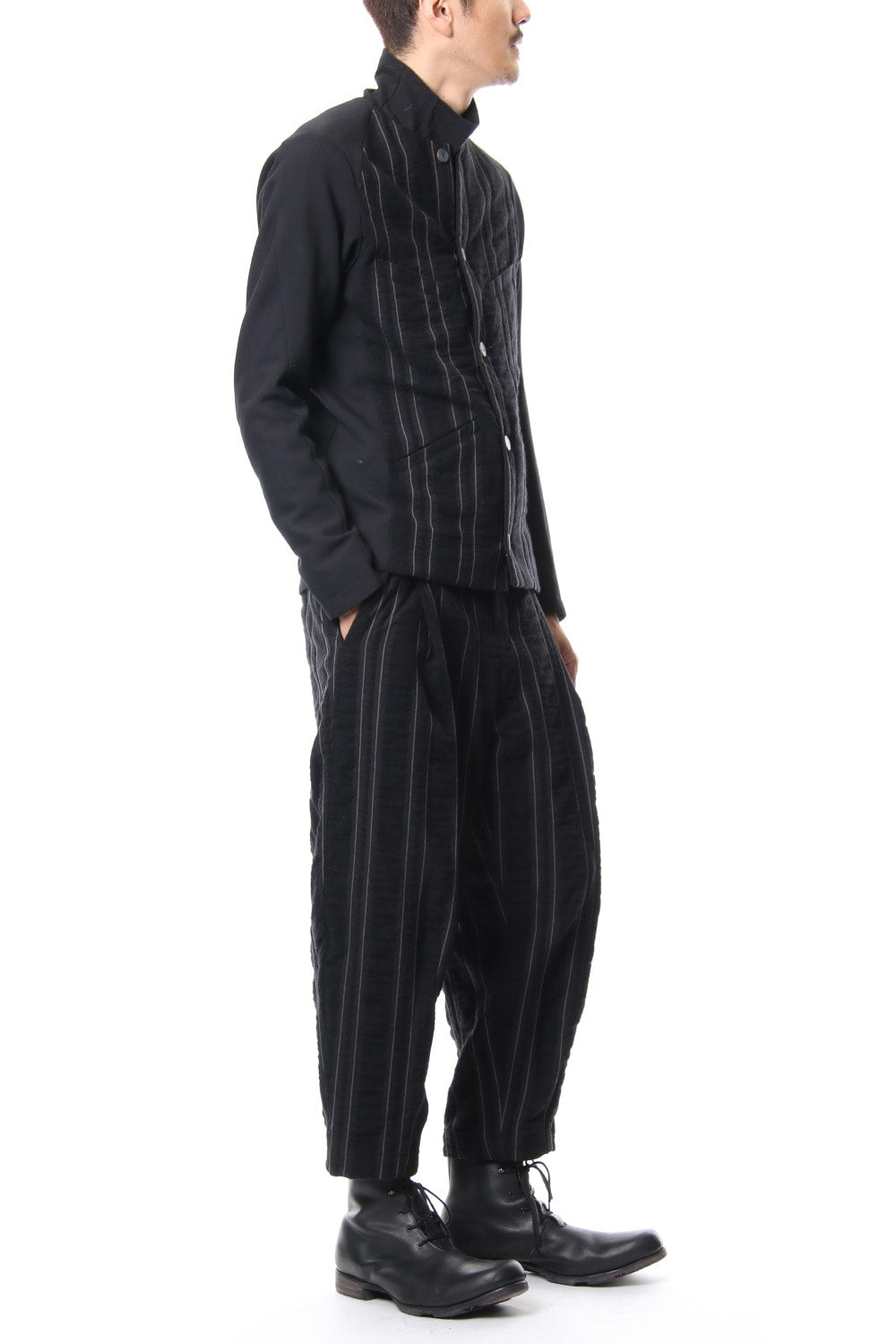 Jacket Wool / Cotton Stripe JKY-SVN