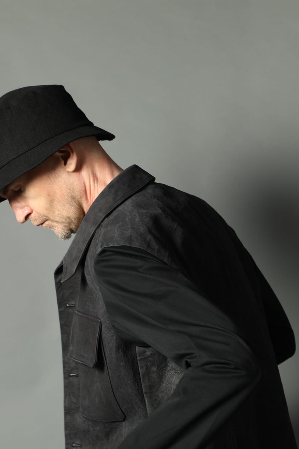 Leather CPO shirt Dyneema leather