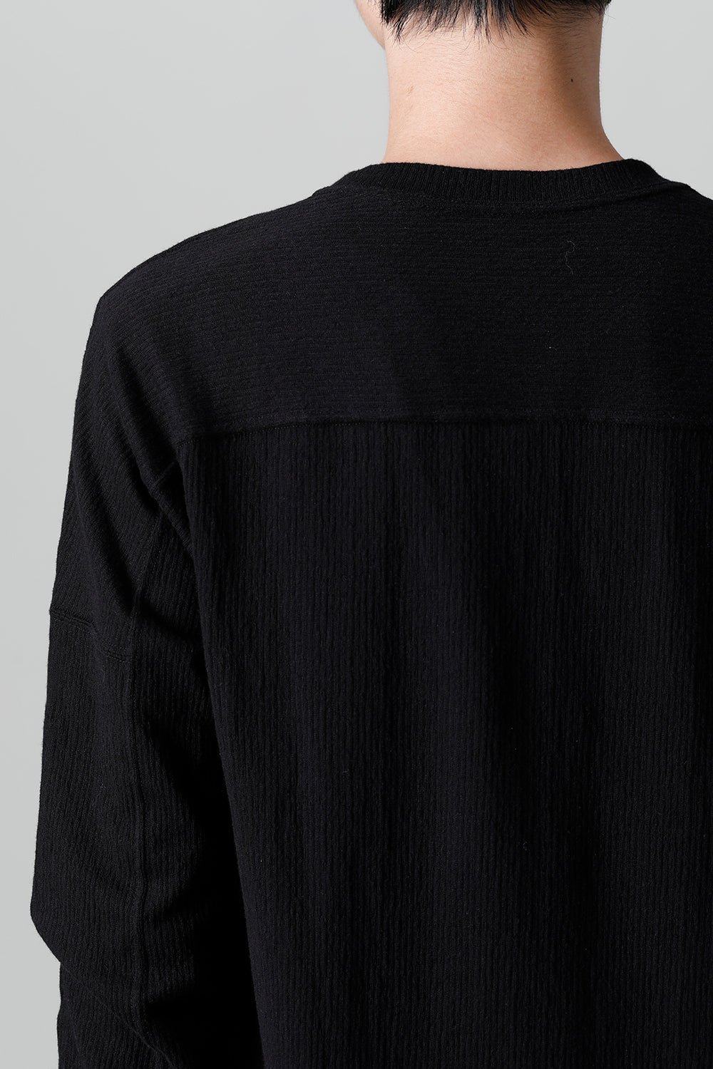 Brushed Cotton Round Long sleeve Cut & Sewn